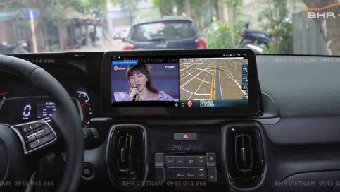 Màn hình DVD Android xe Kia Sonet 2021 | Màn nguyên khối 12.3 inch